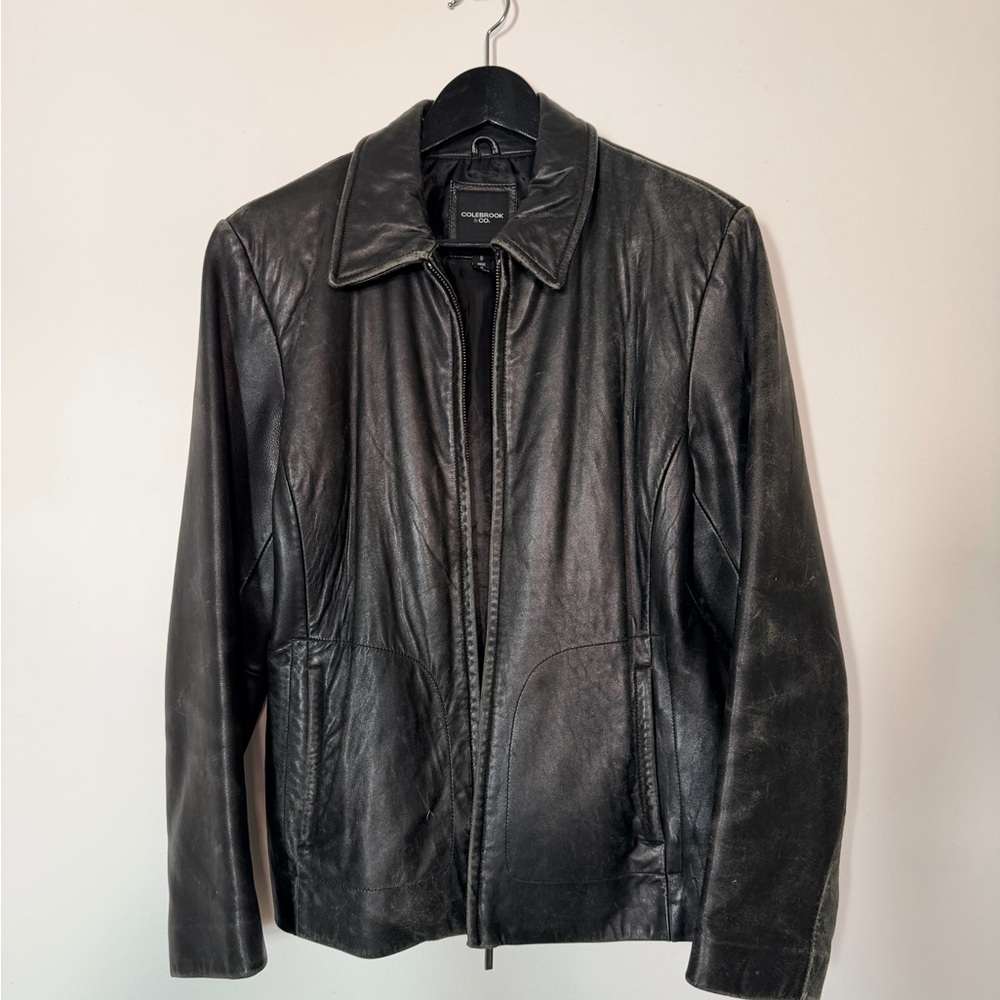 Colebrook & Co Black Leather Jacket